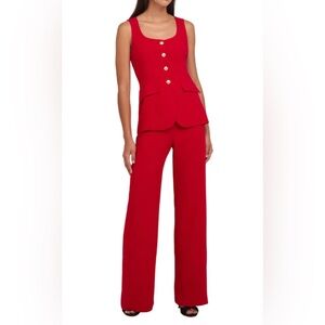 AMANDA‎ UPRICHARD KYA JUMPSUIT SCARLET medium